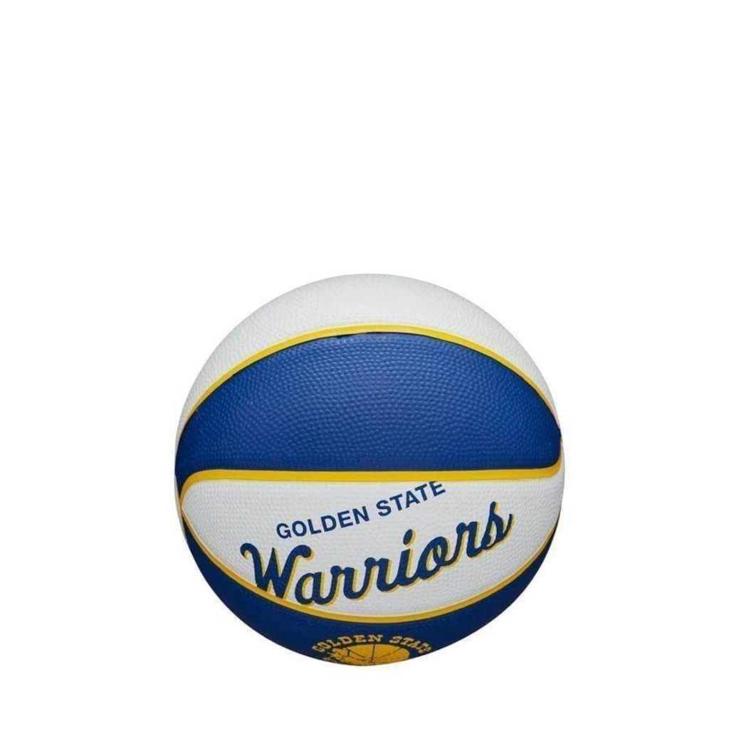 Imagem 5 do produto Mini Bola de Basquete Wilson Nba Retro Warriors