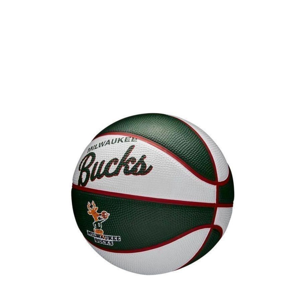 Imagem 3 do produto Mini Bola de Basquete Wilson Nba Retro Bucks