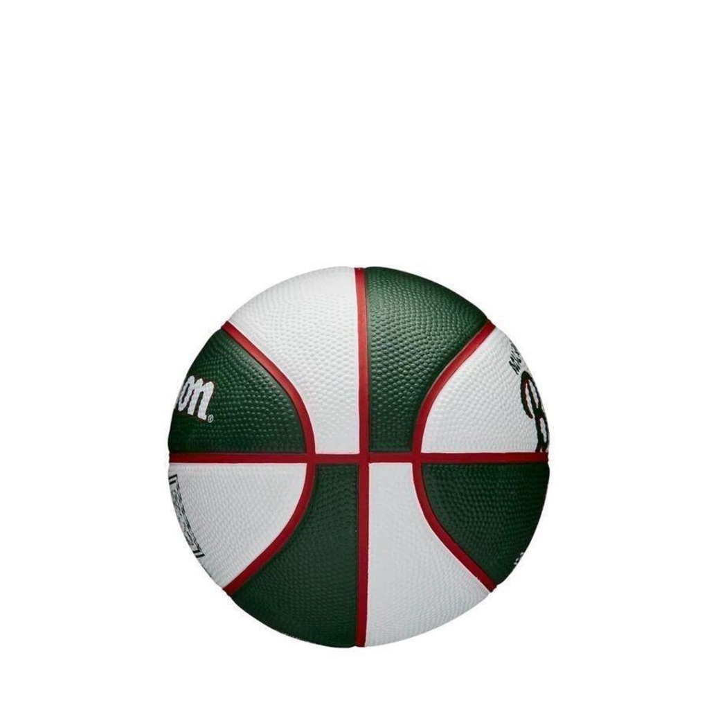 Imagem 5 do produto Mini Bola de Basquete Wilson Nba Retro Bucks