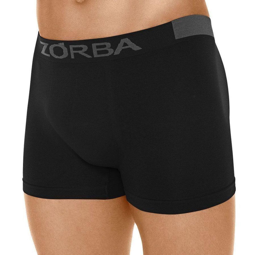 Imagem 3 do produto Kit 3 Cuecas Zorba Boxer Extreme Sport sem Costura Microfibra - Adulto