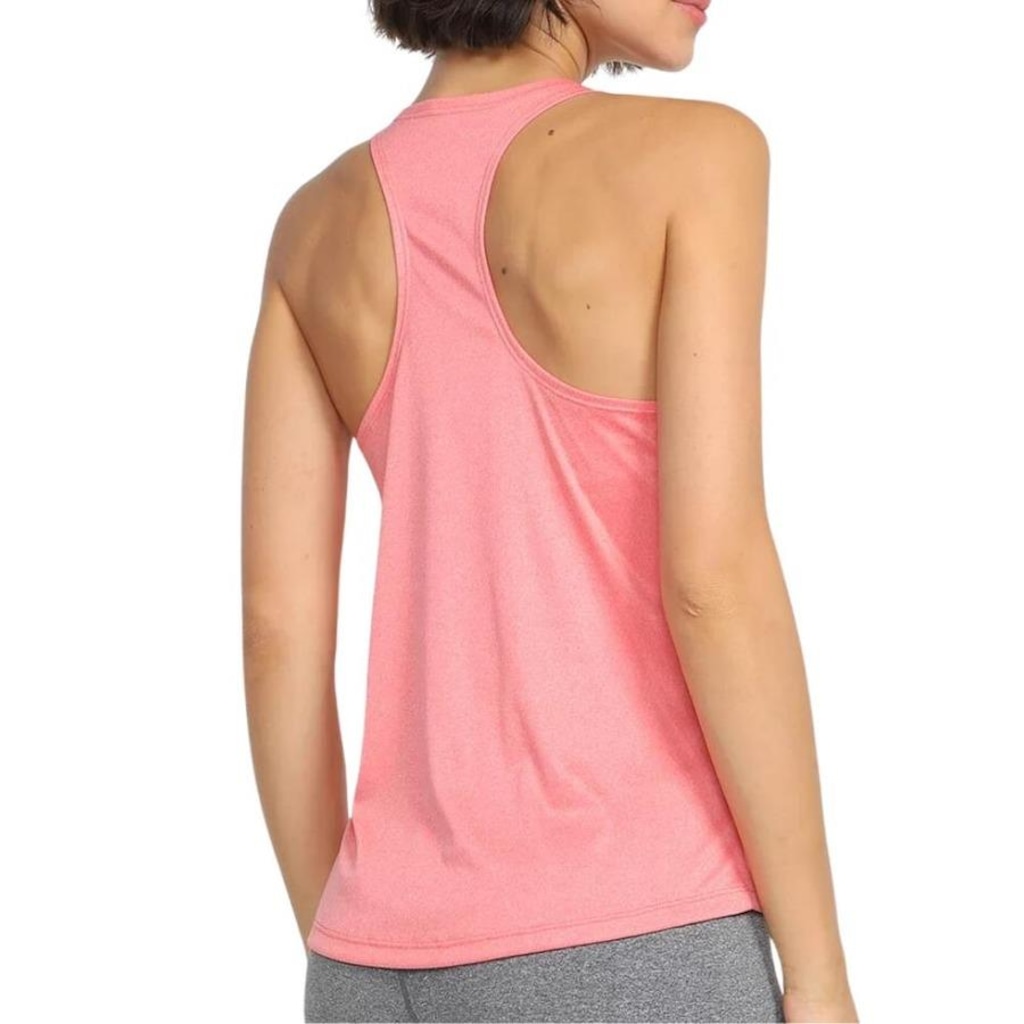 Imagem 2 do produto Camiseta Regata Mizuno Spark Mescla Rosa - Feminino