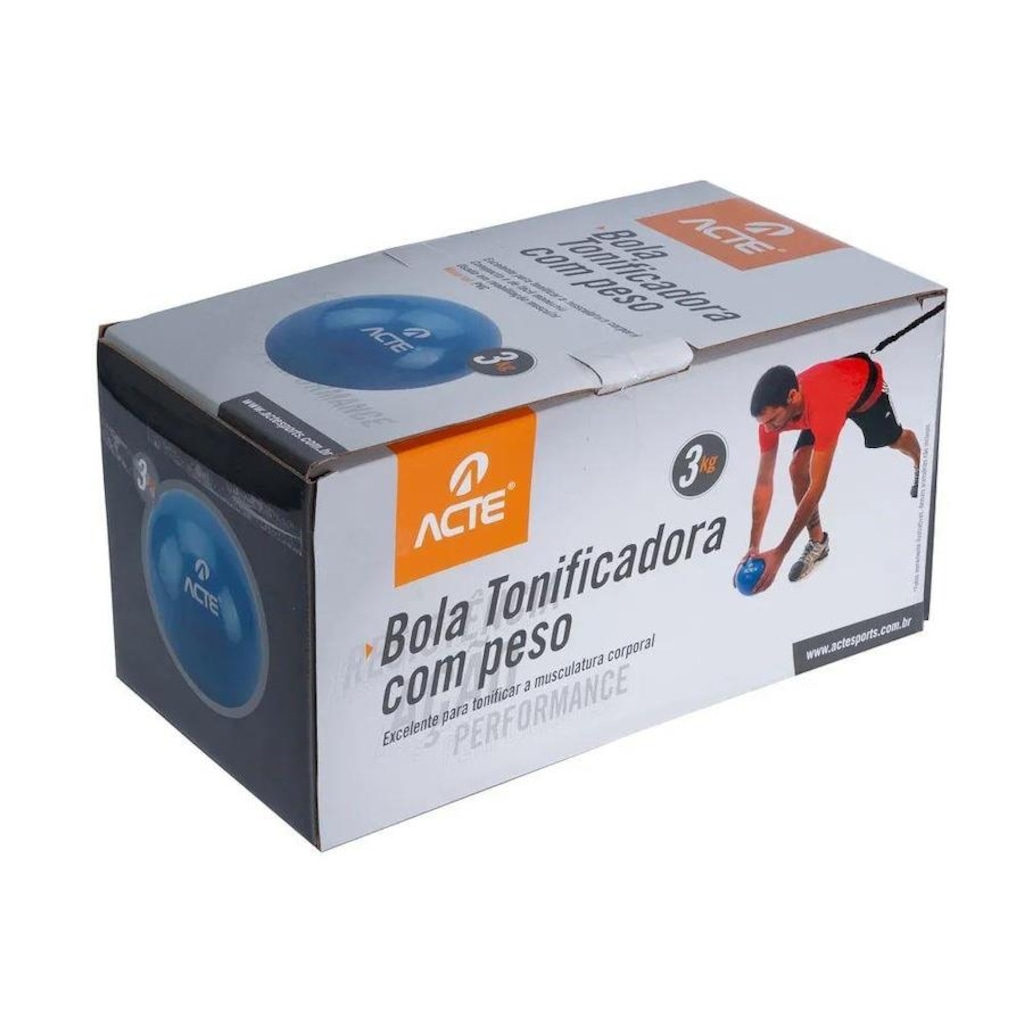 Imagem 4 do produto Par de Bolas Tonificadoras Acte Sports com Peso de 3Kg T57
