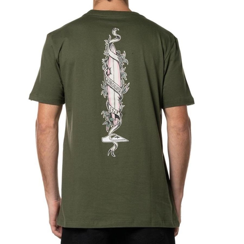 Imagem 2 do produto Camiseta Quiksilver Step Us - Masculina
