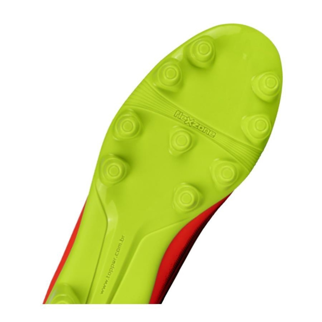 Imagem 4 do produto Kit Chuteira de Campo Topper Slick V + Meia Sapatilha - Adulto