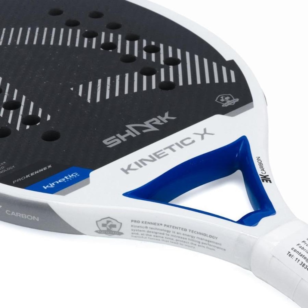 Imagem 3 do produto Raquete de Beach Tennis Shark Kinetic X Blue