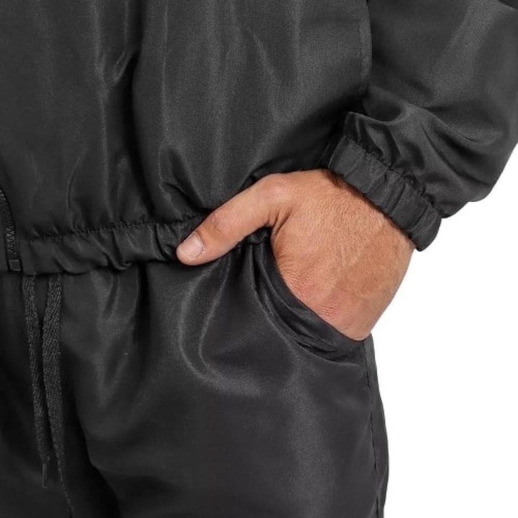 Imagem 4 do produto Jaqueta Corta Vento com Capuz New Fox Bolsos - Masculina