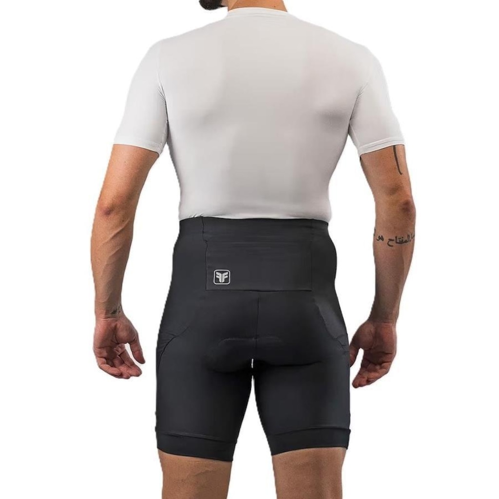 Imagem 2 do produto Bermuda Ciclismo Masculina Free Force Basic Com 3 Bolsos