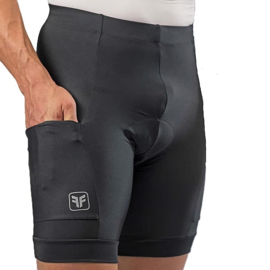 Imagem 3 do produto Bermuda Ciclismo Masculina Free Force Basic Com 3 Bolsos