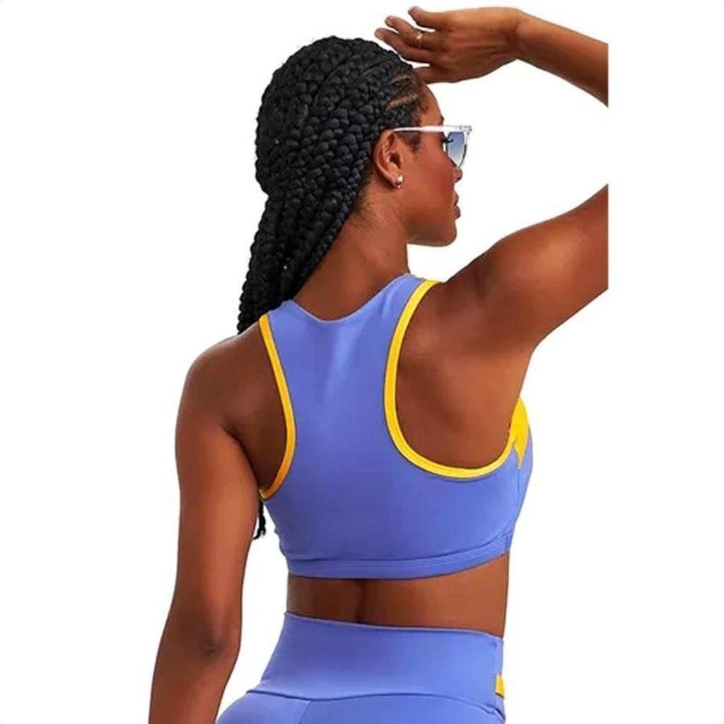 Imagem 2 do produto Top Fitness Caju Brasil Nz com Fecho Peri - Feminino