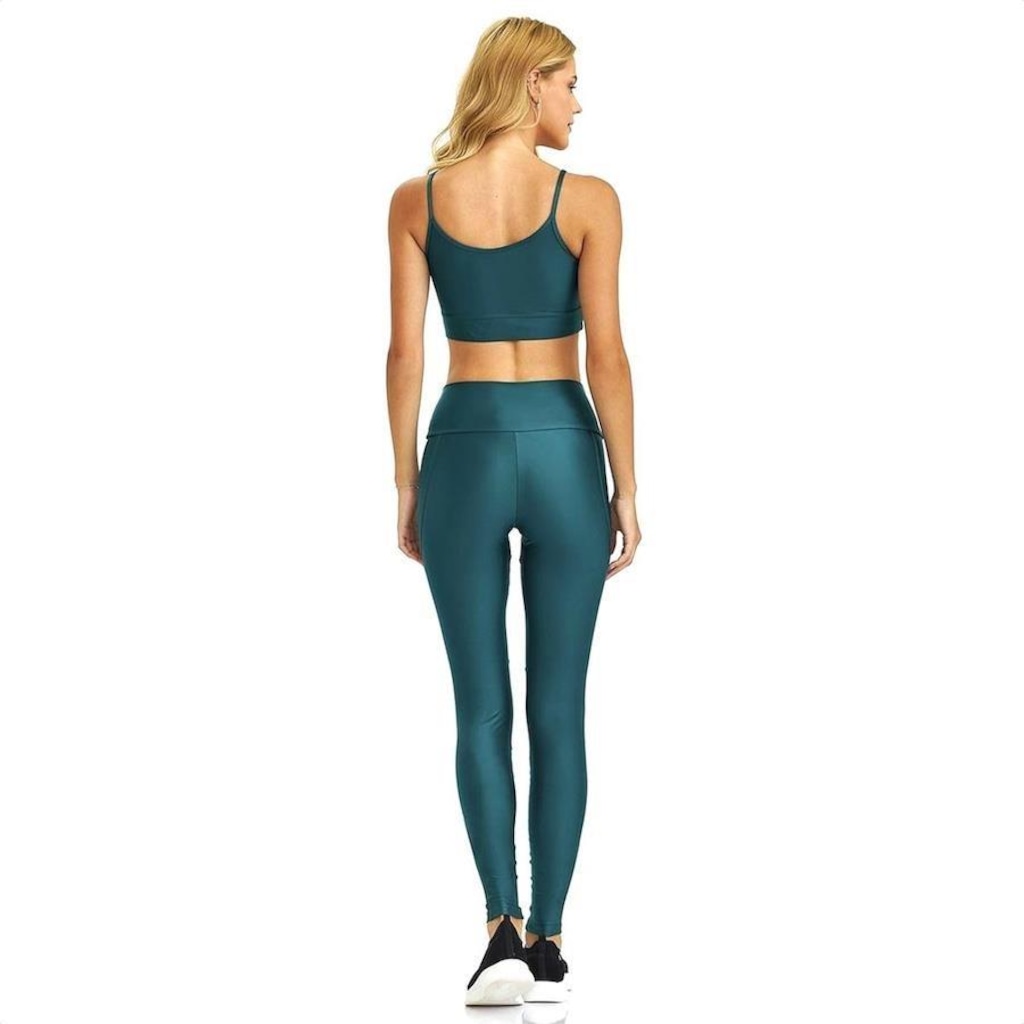 Imagem 4 do produto Calça Legging Caju Brasil Atlétika Recortes Clássica Galápagos - Feminina