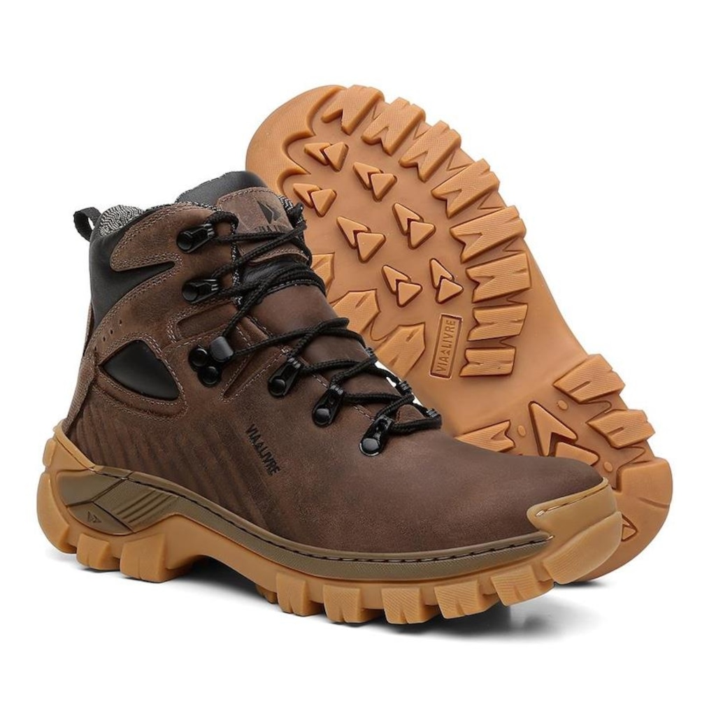 Imagem 3 do produto Coturno Bota Adventure Masculino Couro Califórnia Horse