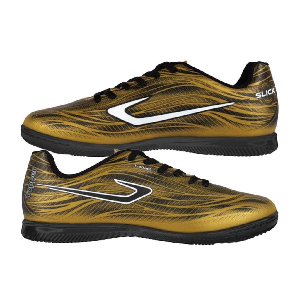 Imagem 2 do produto Kit Chuteira Futsal Topper Slick V e Meião - Adulto
