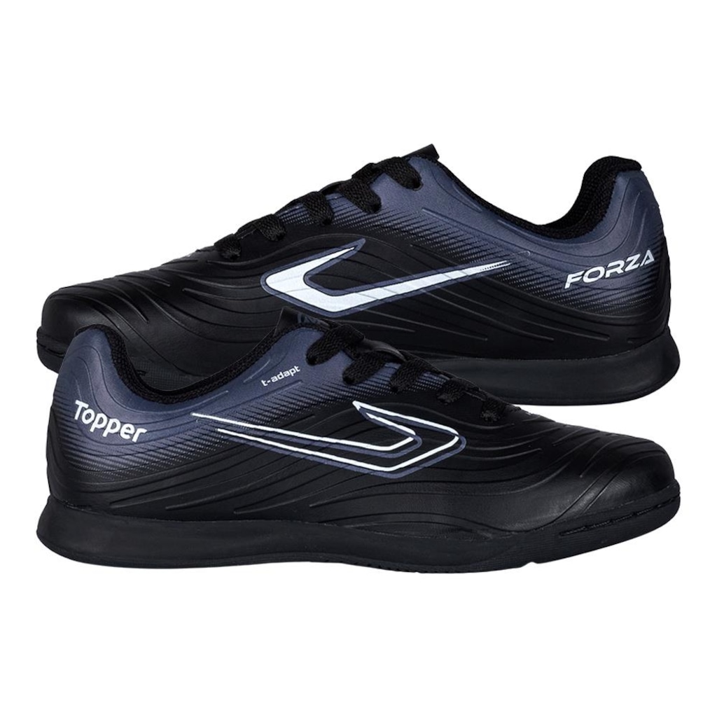 Imagem 2 do produto Kit Chuteira Futsal Topper Forza Iii + Meião - Infantil