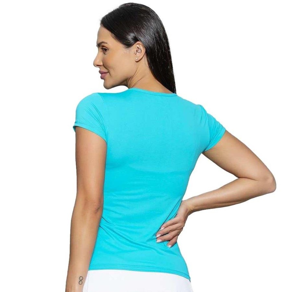 Imagem 2 do produto Camiseta Run More Baby Look Essencial - Feminina