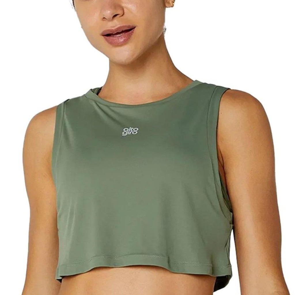 Imagem 3 do produto Regata Alto Giro Crop - Feminina
