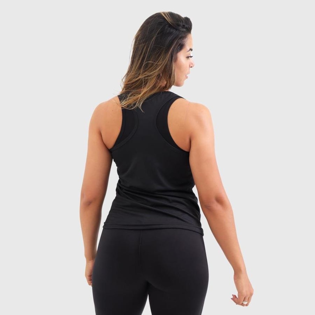 Imagem 3 do produto Camiseta Regata New Fox Feminina Dry Fit Ciclismo Academia Fitness Alta Performance
