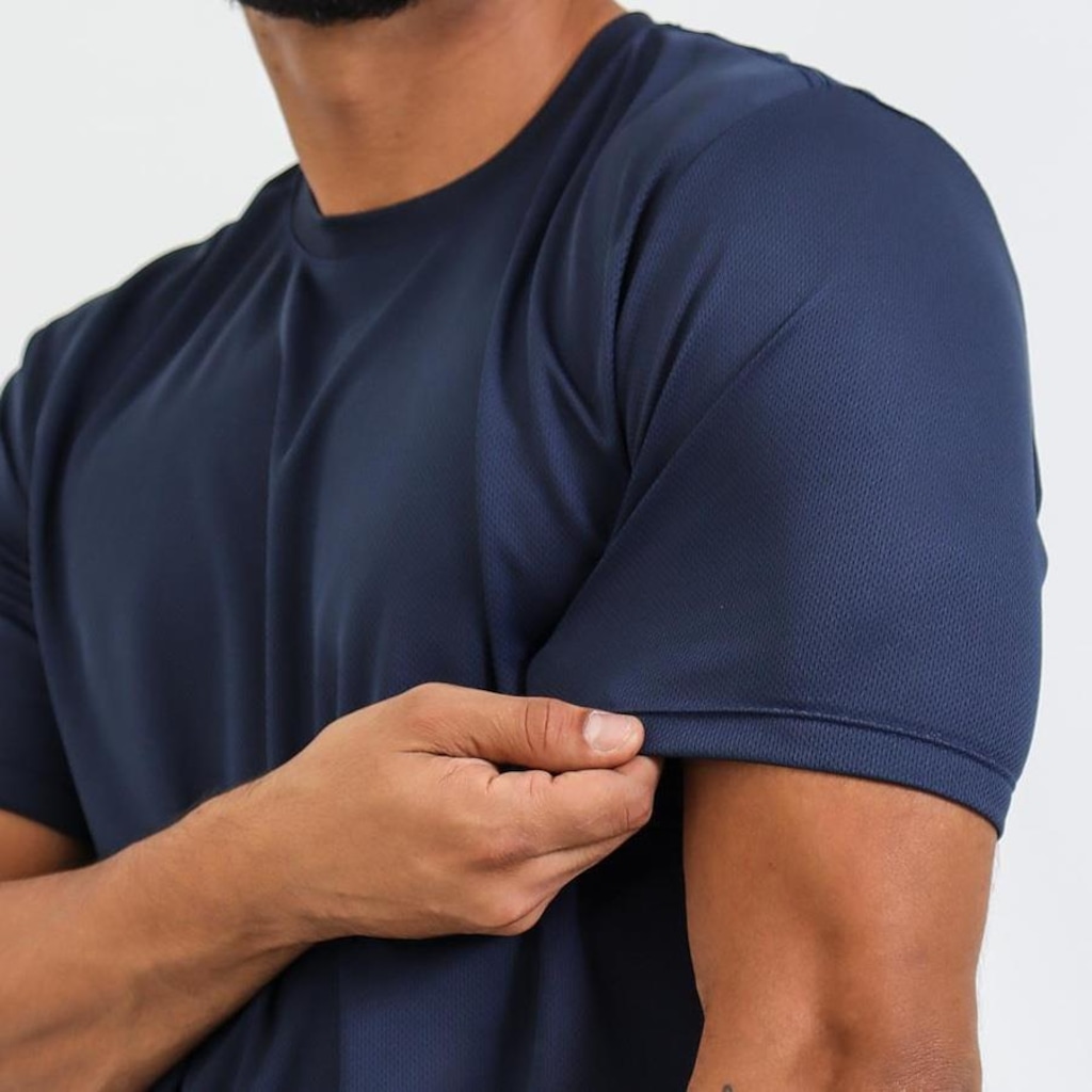 Imagem 4 do produto Camiseta Masculina Dry Fit Ciclismo Academia Fitness Melhor Absorção De Suor