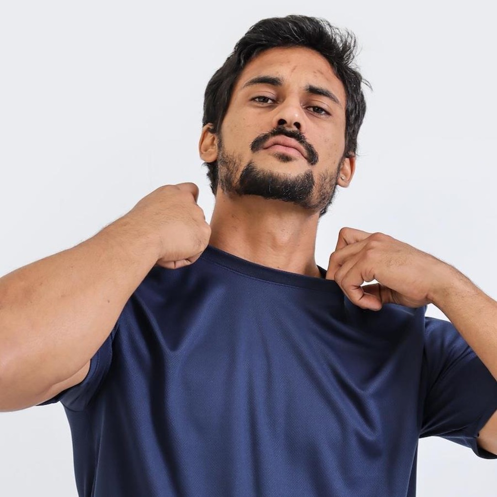 Imagem 5 do produto Camiseta Masculina Dry Fit Ciclismo Academia Fitness Melhor Absorção De Suor