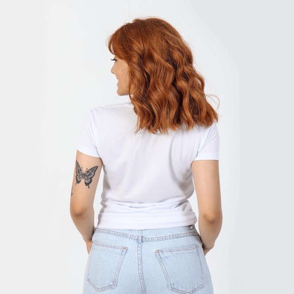 Imagem 3 do produto Camiseta Feminina Dry Fit Ciclismo Academia Fitness Melhor Absorção De Suor