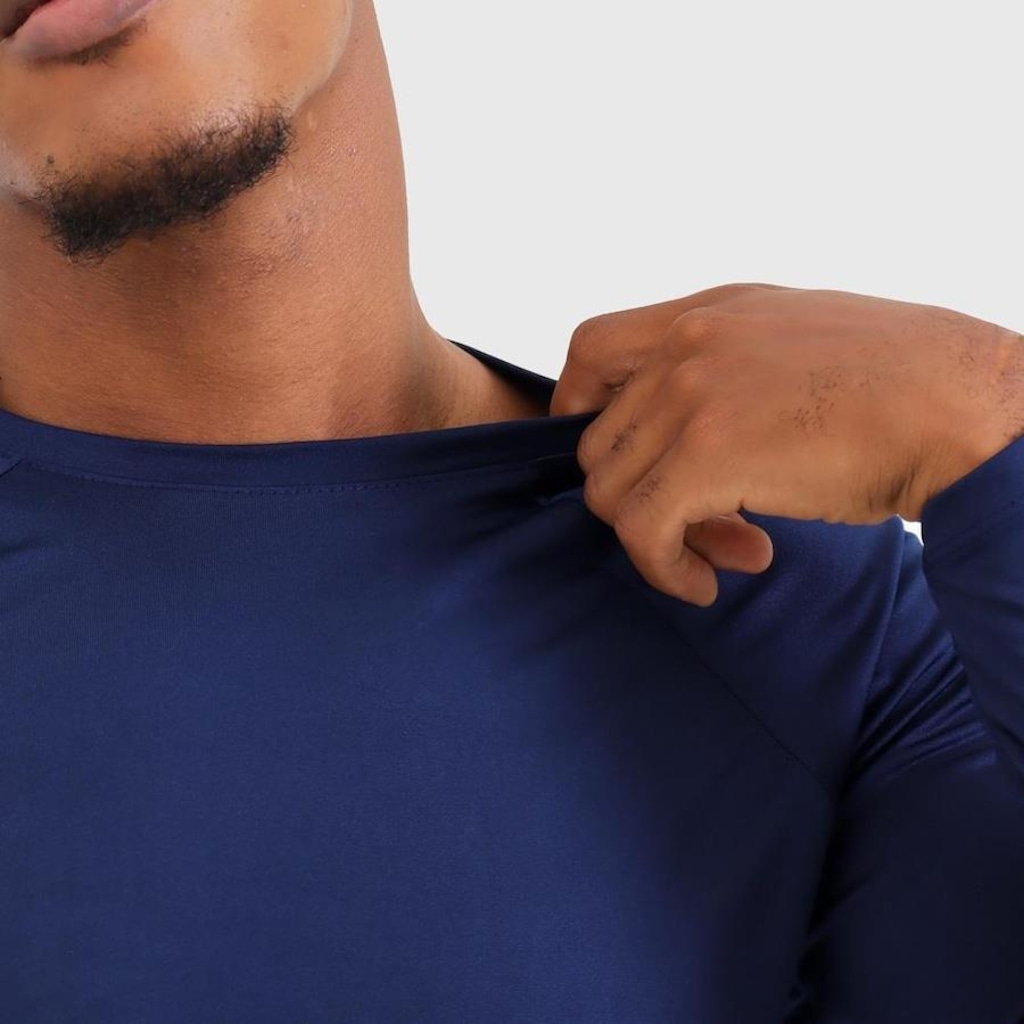 Imagem 5 do produto Camisa Masculina De Manga Longa Com Proteção Solar Uv Estilo Esportiva