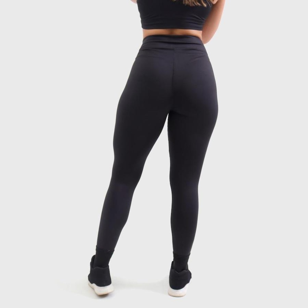 Imagem 3 do produto Calça Legging Feminina Fitness Suplex Poliéster Tubular Gros Jet Air