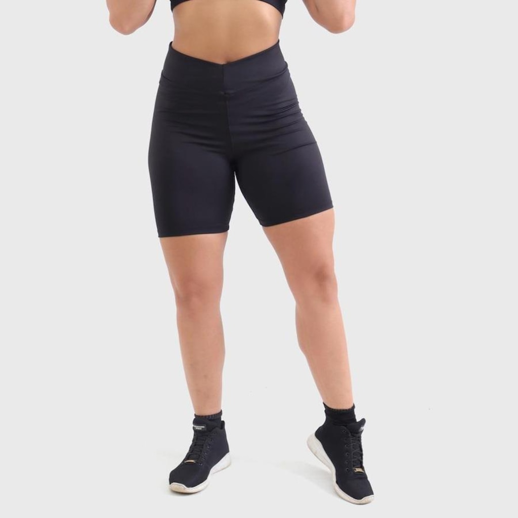 Imagem 2 do produto Bermuda Fitness Ciclismo Suplex Tubular Gros Jet Air - Feminina