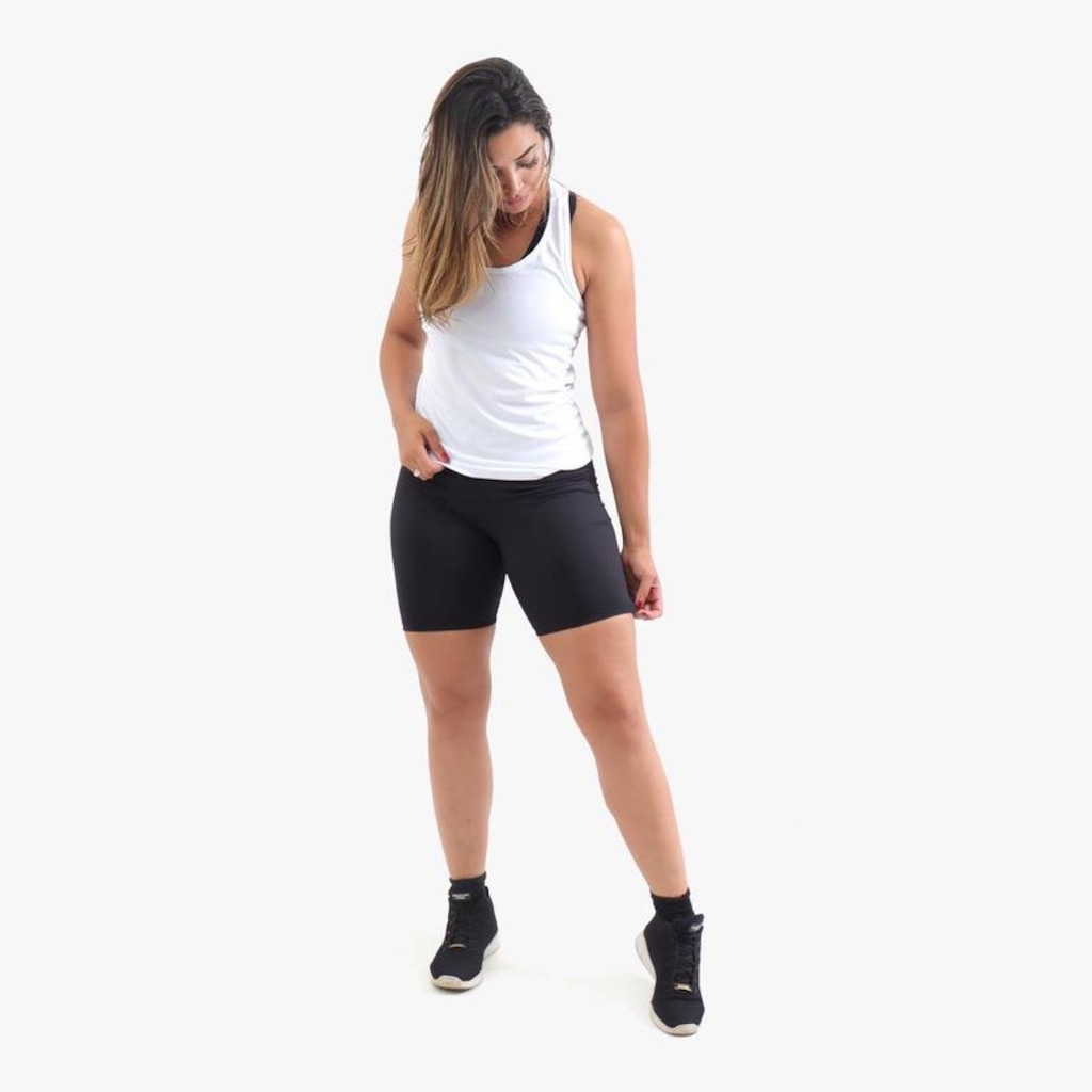 Imagem 5 do produto Bermuda Fitness Ciclismo Suplex Tubular Gros Jet Air - Feminina
