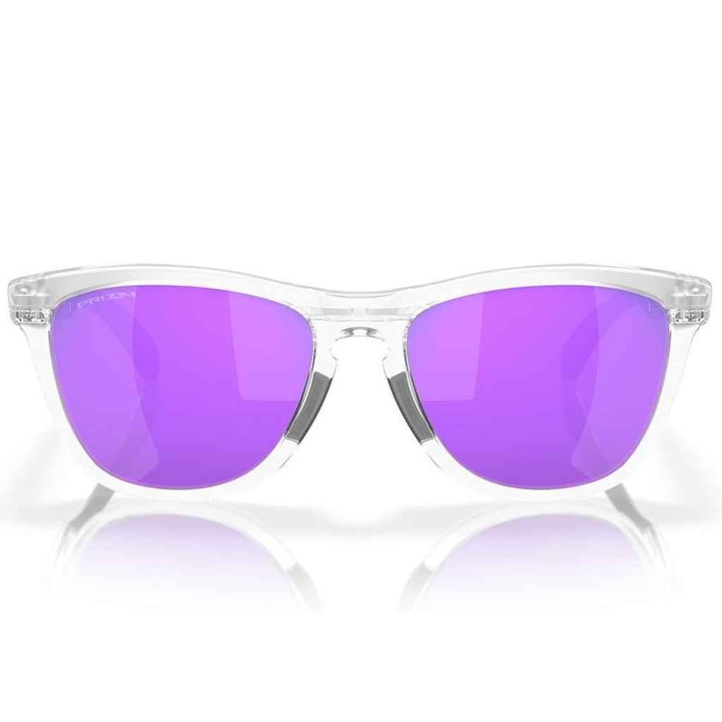 Imagem 3 do produto Óculos de Sol Unissex Oakley Frogskins Range Matte Clear Prizm Violet