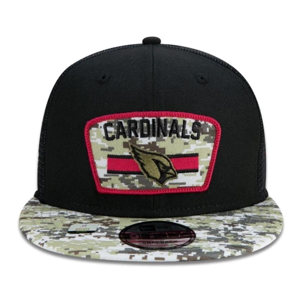 Imagem 3 do produto Boné Aba Reta New Era 950 Arizona Cardinals Salute To Service - Snapback - Adulto