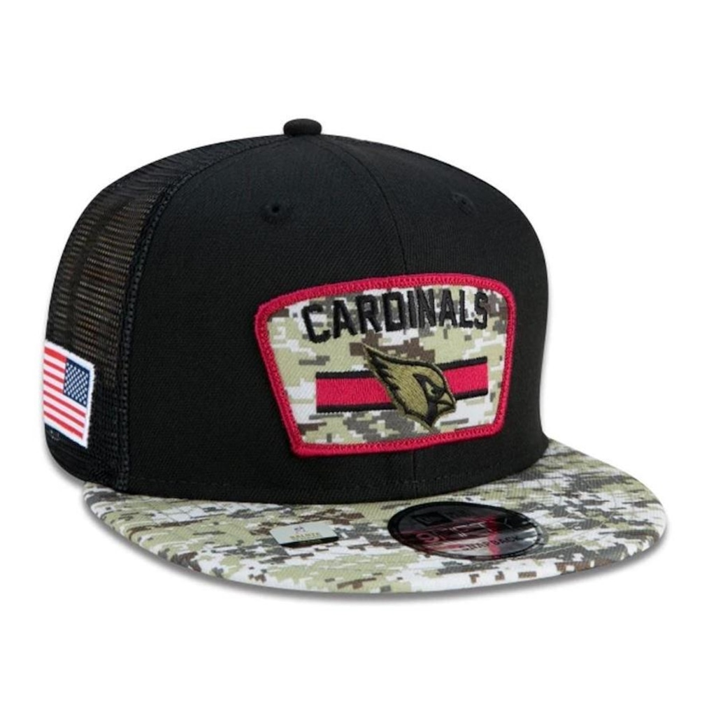 Imagem 4 do produto Boné Aba Reta New Era 950 Arizona Cardinals Salute To Service - Snapback - Adulto