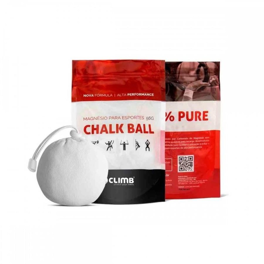 Imagem 2 do produto Magnésio Refil Chalk Ball 56G Cross Escalada 4Climb