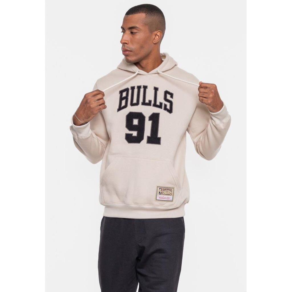 Imagem 4 do produto Blusão De Moletom Com Capuz Mitchell & Ness Nba Chicago Bulls Dennis Rodman - Masculino