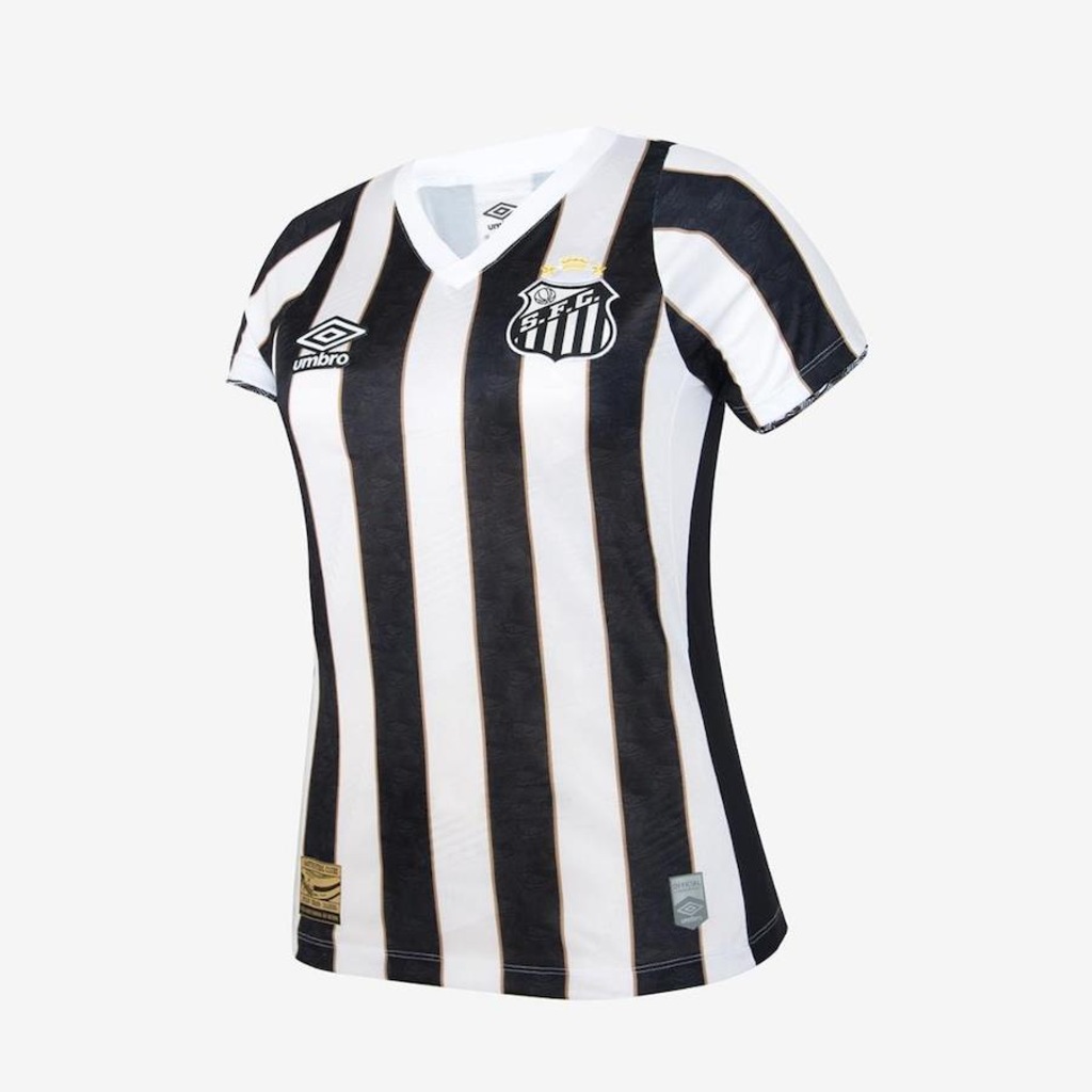 Imagem 2 do produto Camisa do Santos 2 2024 Umbro Oficial Torcedora - Feminina