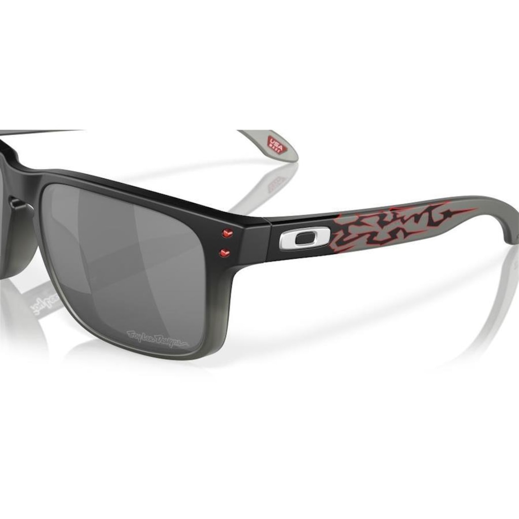 Imagem 5 do produto Óculos de Sol Oakley Holbrook Troy Lee Designs Black Fade 55 - Unissex
