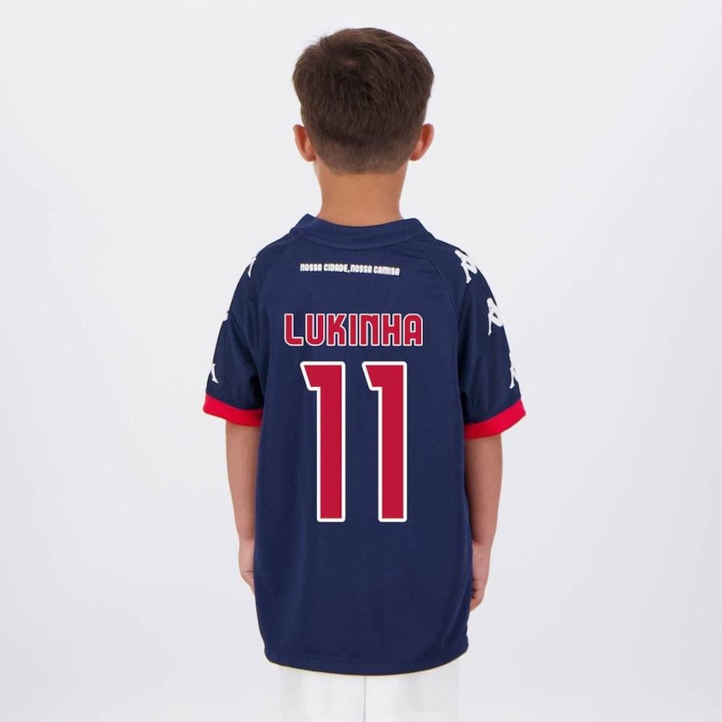 Imagem 2 do produto Camisa do Grêmio Prudente I 2024 11 Lukinha - Kappa - Infantil