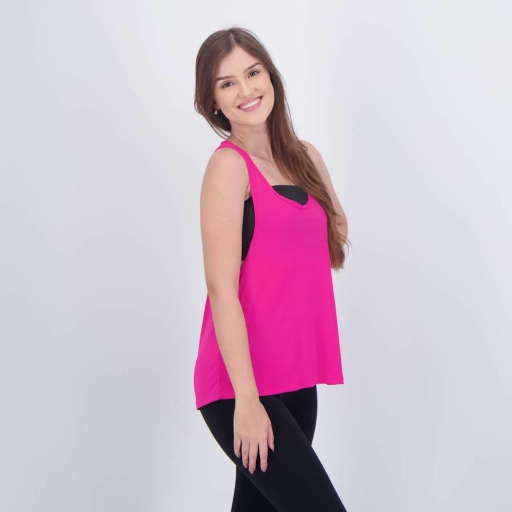 Imagem 2 do produto Camiseta Regata Selene Super Cavada - Feminina