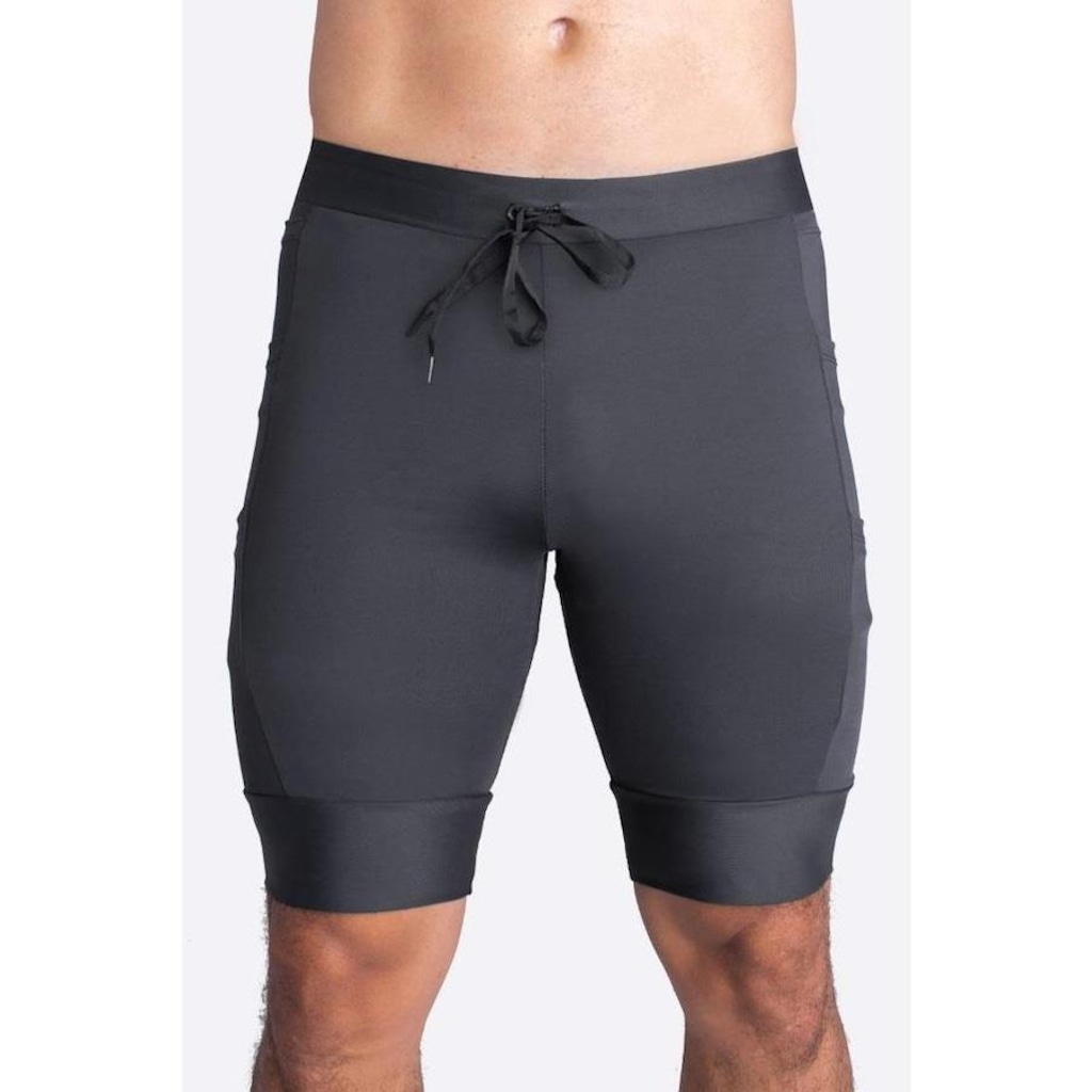 Imagem 2 do produto Bermuda Compressão Masculina Hupi Run Canguru