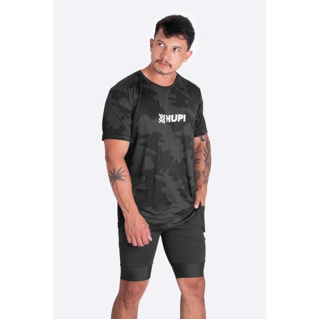 Imagem 5 do produto Bermuda Compressão Masculina Hupi Run Canguru