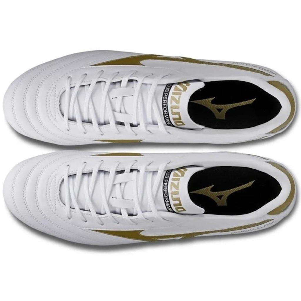 Imagem 3 do produto Chuteira de Campo Mizuno Morelia Classic Md + Meia Antiderrapante - Adulto