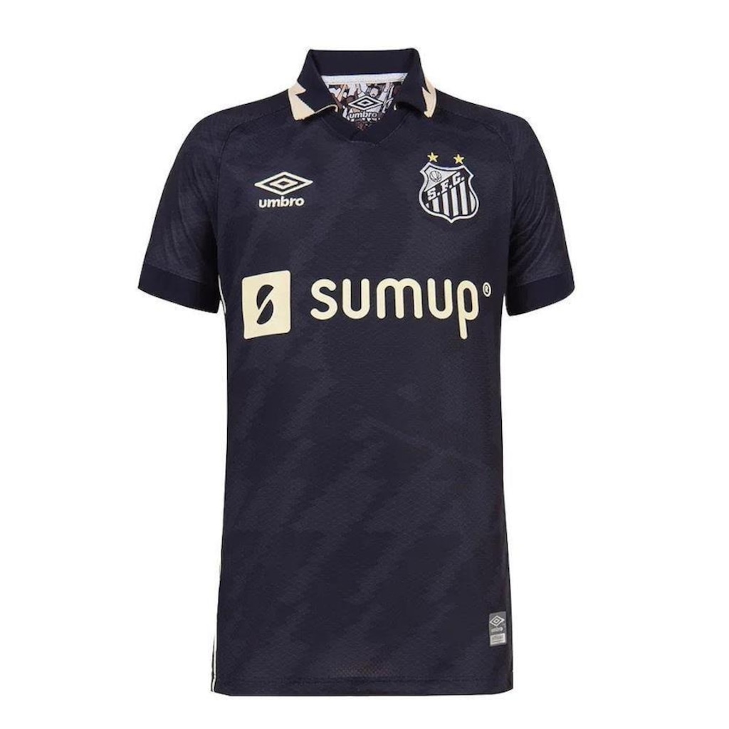 Imagem 4 do produto Camisa do Santos Of. 3 2021 Umbro - Infantil