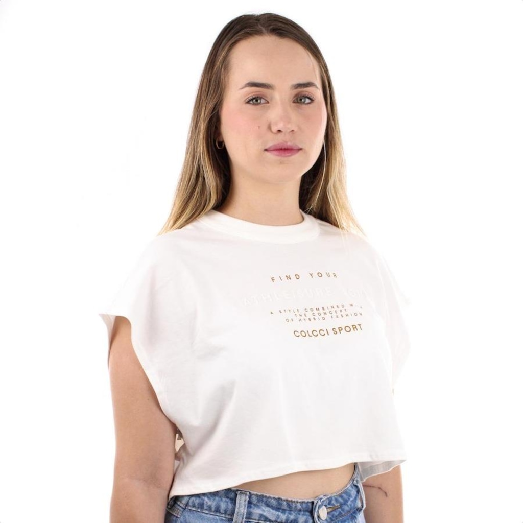 Imagem 2 do produto Blusa Cropped Colcci 00912 Off Shell - Feminina