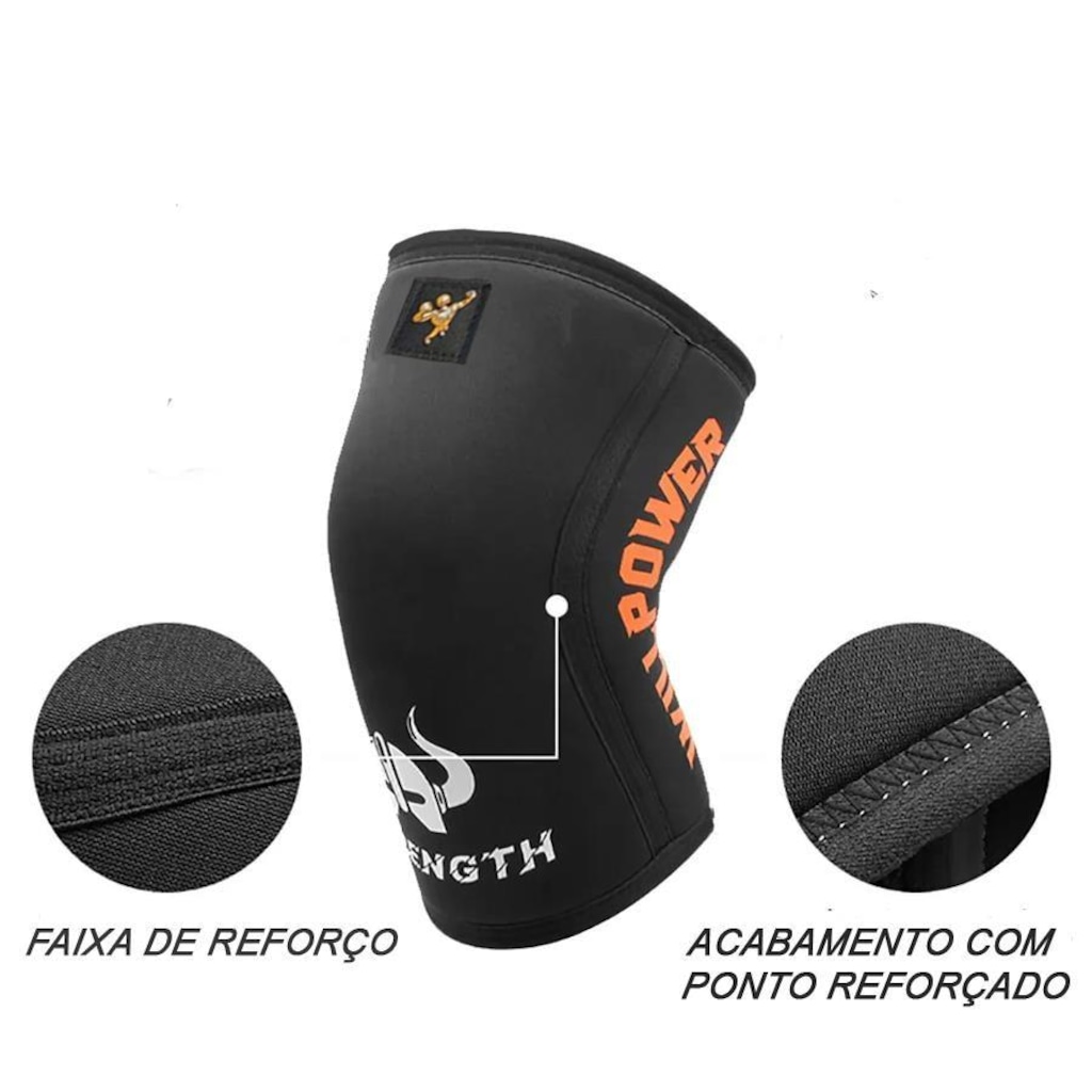 Imagem 2 do produto Joelheira Gold Sports Cross Training Gladiator Em Neoprene 7 Mm - 2 Pçs