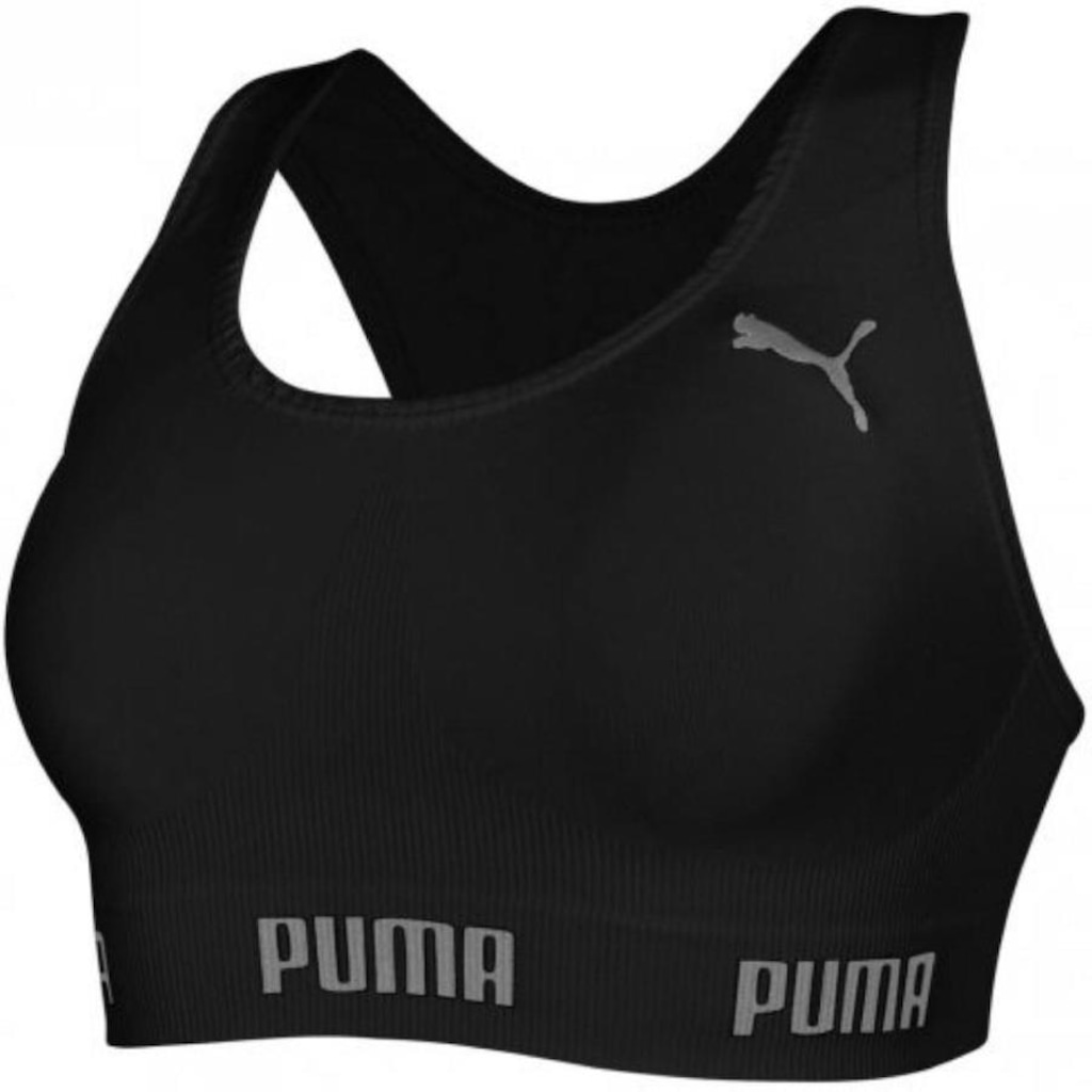 Imagem 2 do produto Kit de Top Fitness Puma Esportivo sem Costura - Feminino - 2 unidades