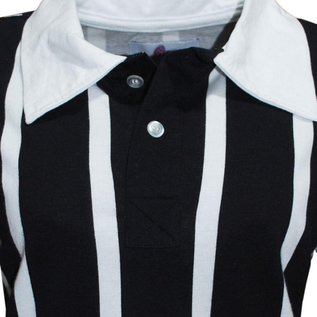 Imagem 4 do produto Camisa Bicolor Liga Retro 3 Botão - Feminina