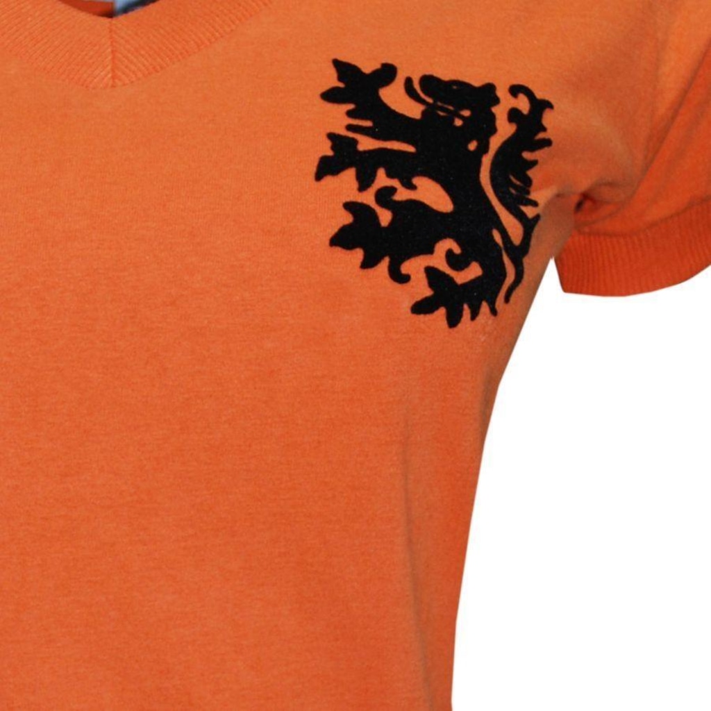 Imagem 4 do produto Camiseta Holanda 1974 #14 Feminina Liga Retro