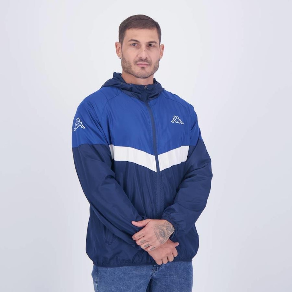Imagem 2 do produto Jaqueta com Capuz Kappa Corta Vento Marry - Masculina