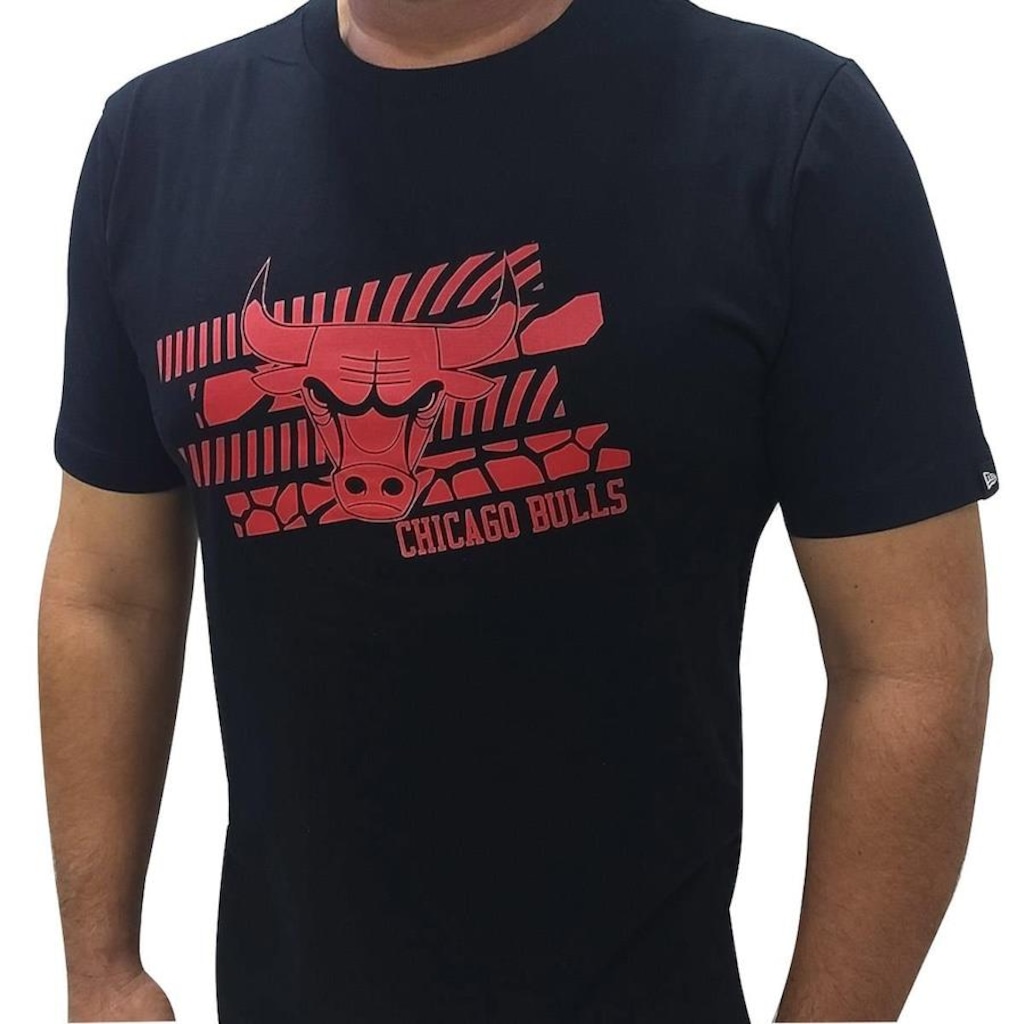 Imagem 2 do produto Camiseta New Era Regular Nba Chicago Bulls Sport Art - Masculina