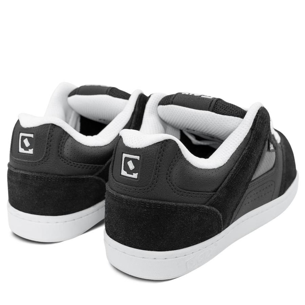 Imagem 5 do produto Tênis Qix Skate Retrô Am Preto Branco Unissex