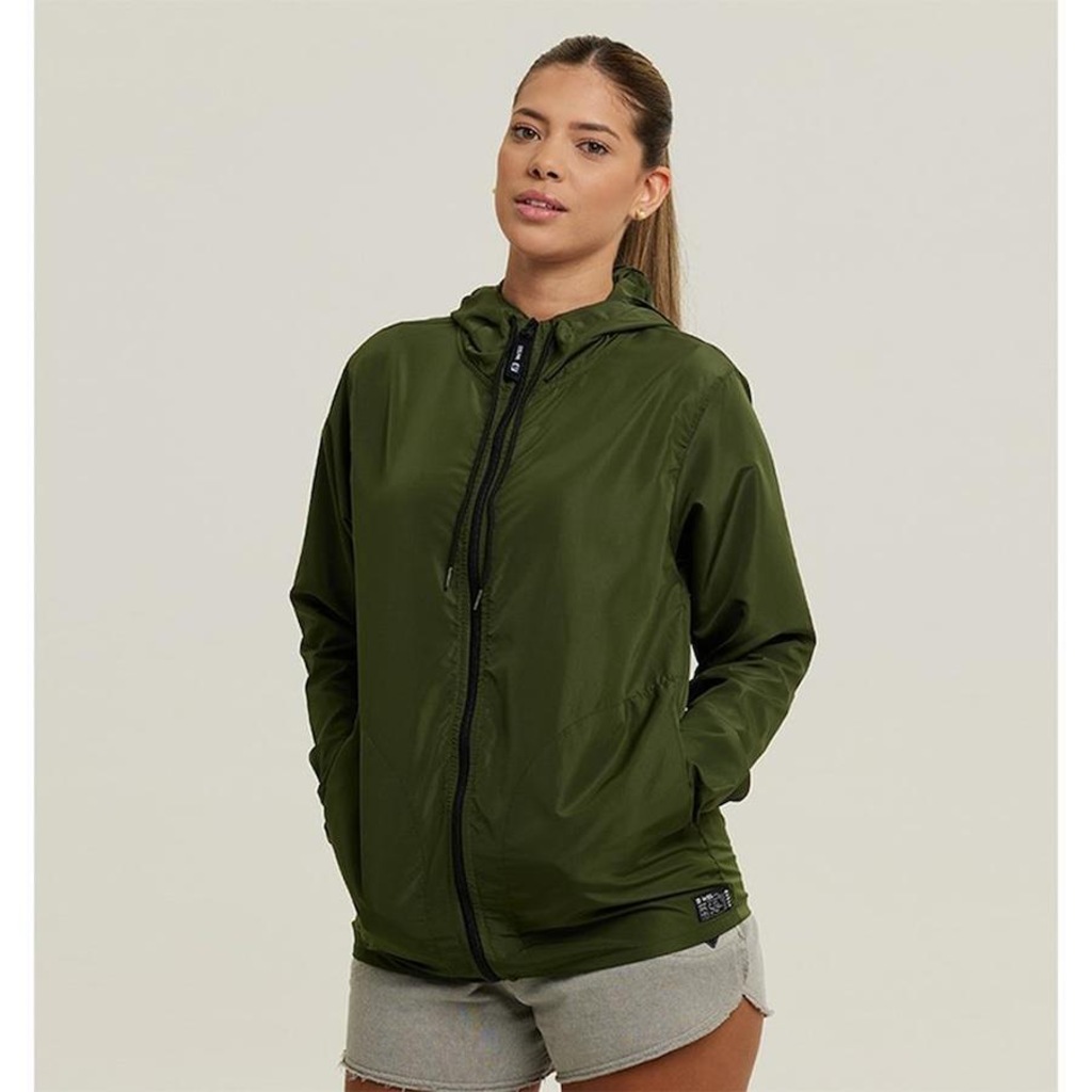Imagem 4 do produto Jaqueta Corta Vento com Capuz Web Shop Surf Impermeável Wss Diamond - Feminina