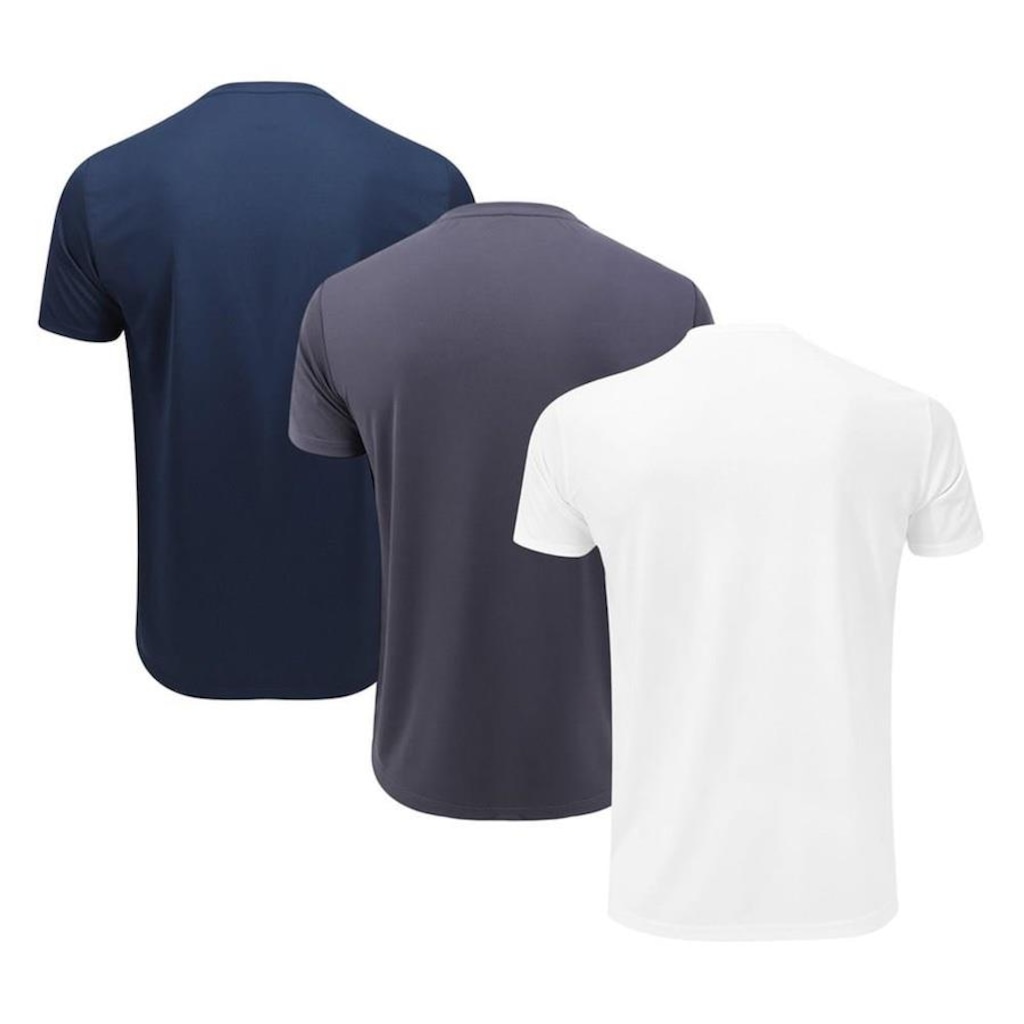 Imagem 2 do produto Kit de Camisetas Topper Classic New - Masculino - 3 unidades